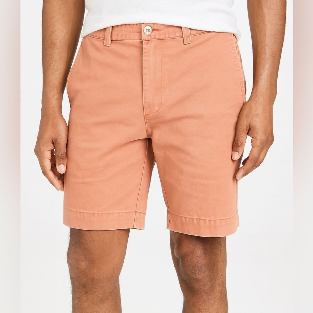 J.Crew Chino Shorts – Faded Orange Tan, Classic Fit, Size 33